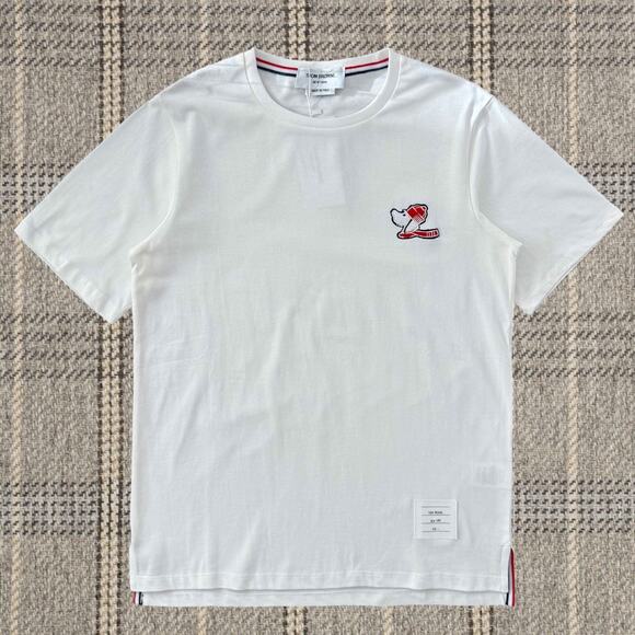 Thom Browne Unisex White Short Sleeve - Picture 1 of 5